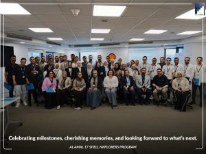 Al Amal 17 delegates celebrate the outcomes of Shell NXplorers Program !